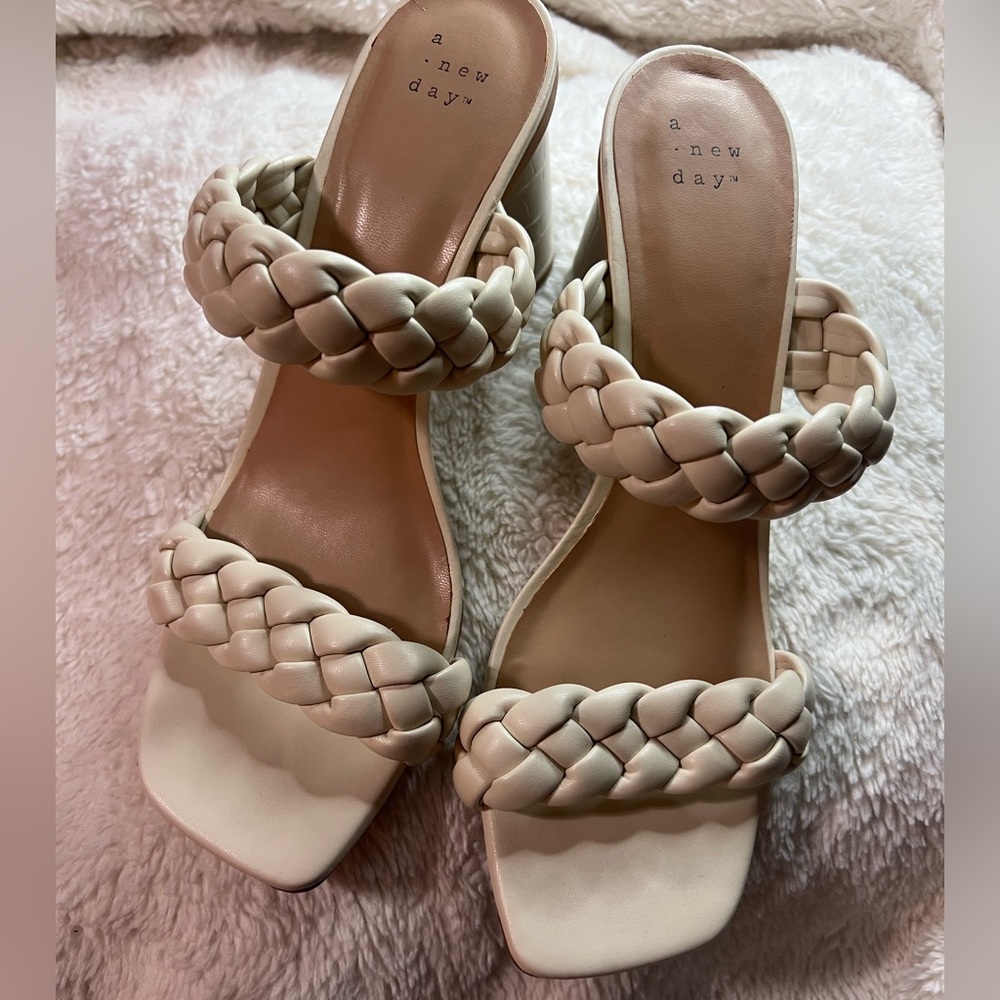 A New Day Women's Braided Sandals 9.5
